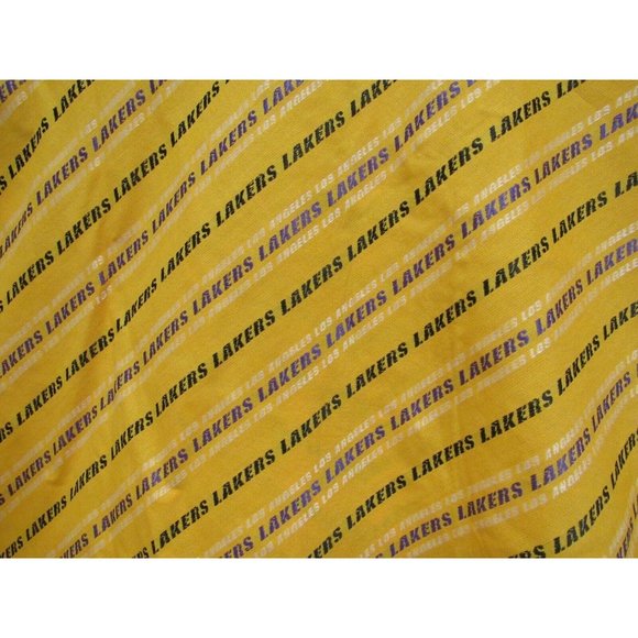 NBA Los Angeles Lakers Gold Button Up Dress Shirt by Headmaster Designer Size XL - Picture 3 of 8